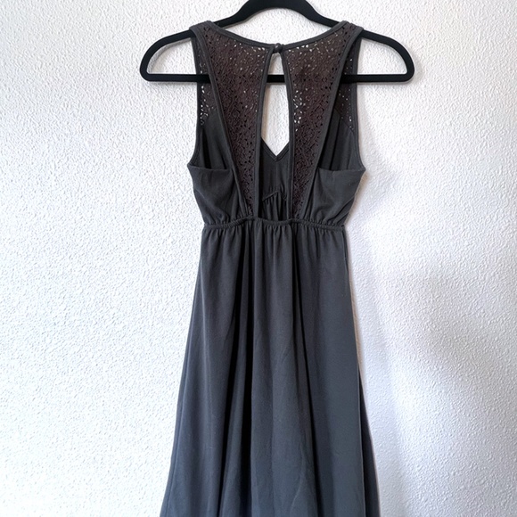 Four Stars Jersey Knit sundress with crochet straps and open back | Size S - Picture 2 of 4